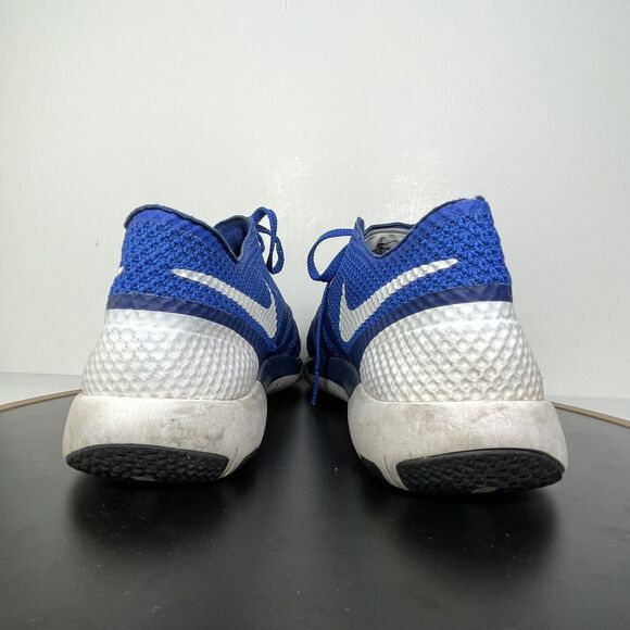 Nike Free Flyknit 3.0 Running Shoes Men 8 Blue White Lightweight Minimal Trainer - Picture 9 of 14